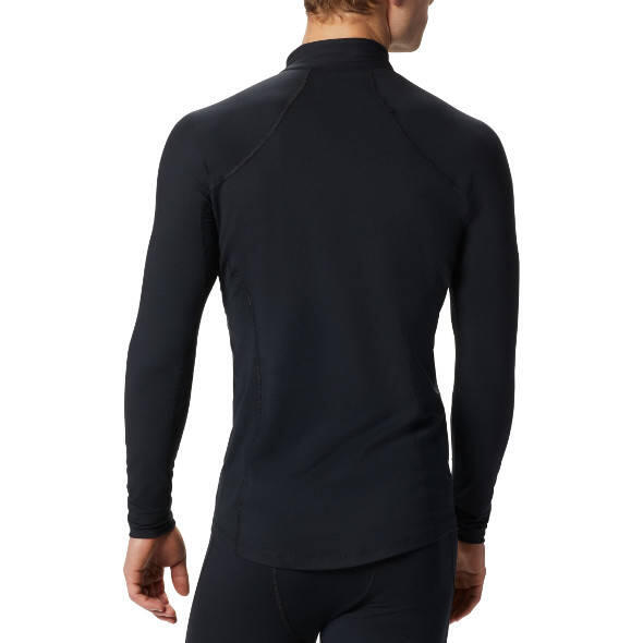 Funktionsshirt Midweight Stretch Long Sleeve Half Zip Herren - Schwarz 2/7