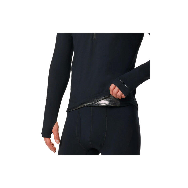 Top lenjerie de corp Midweight Stretch Long Sleeve Half Zip barbati