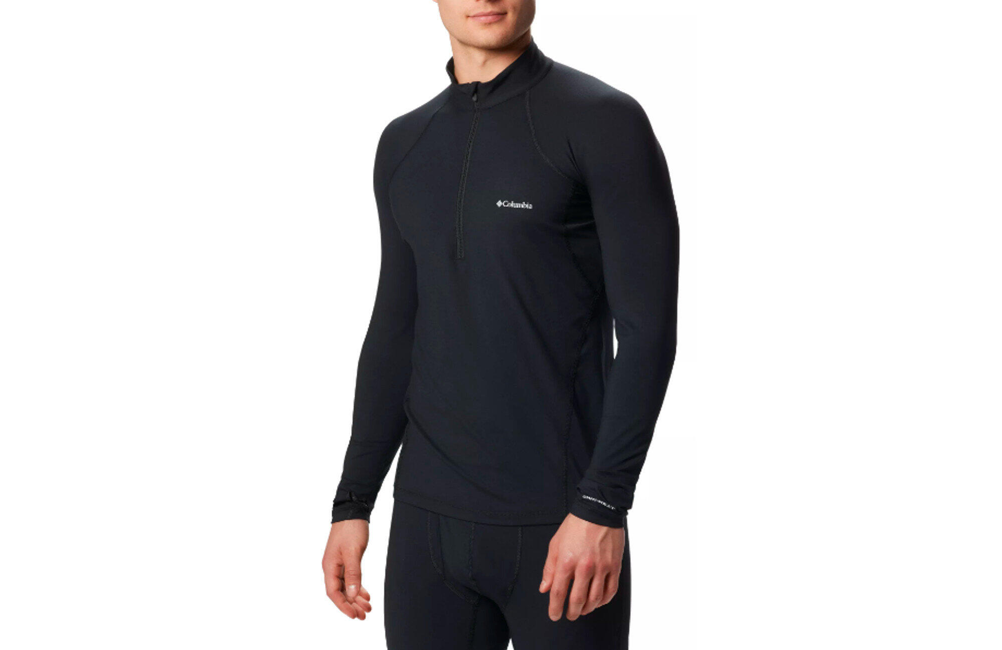 COLUMBIA Funktionsshirt Midweight Stretch Long Sleeve Half Zip Herren - Schwarz