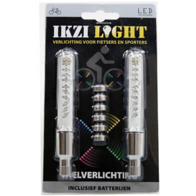 Ikzi Luci Valvola Ruota 11 LED - Set da 2.