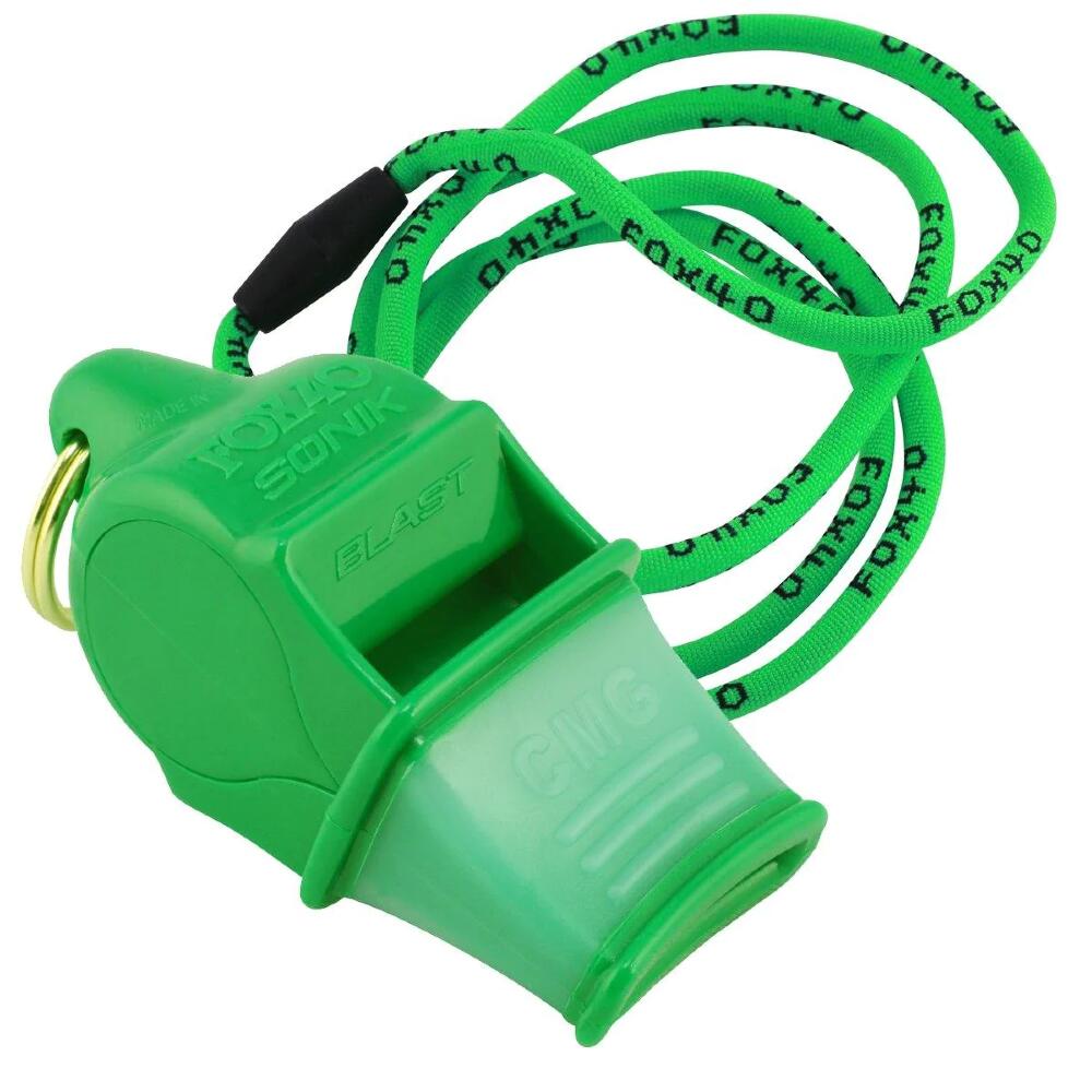Silbato Fox 40 Sonik Blast CMG Verde Neón 3/3