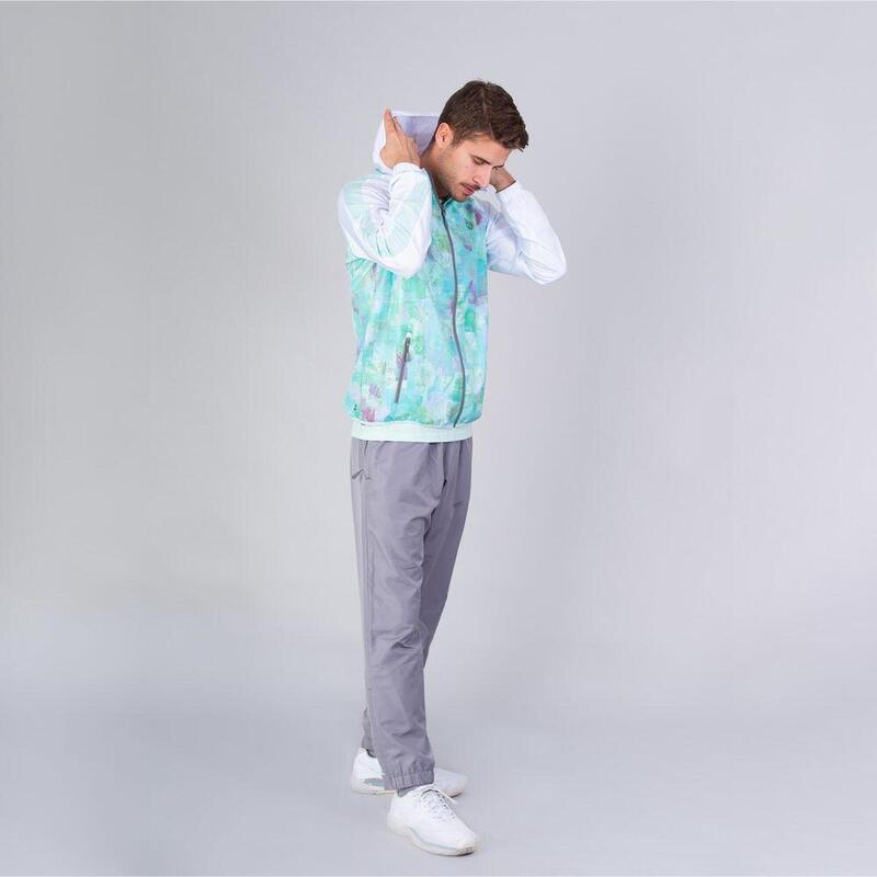 Kidane Tech Tracksuit - mint/ green/ dark grey