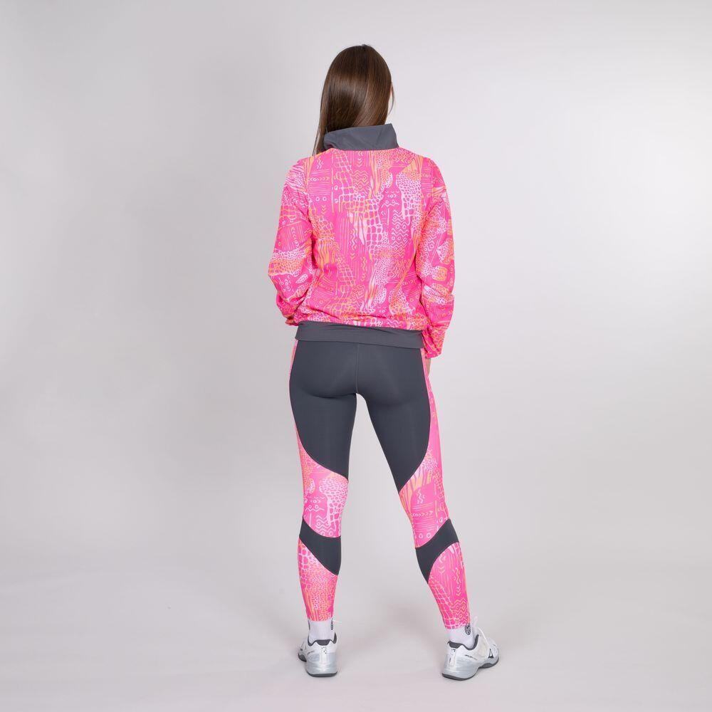 Abiba Tech Mesh Tight - dark grey, pink 2/5