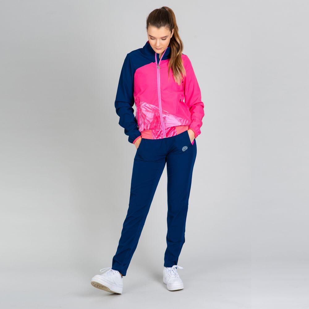 Chaqueta Bidi Badu Gene Azul Oscuro Berry Rosa 3/7