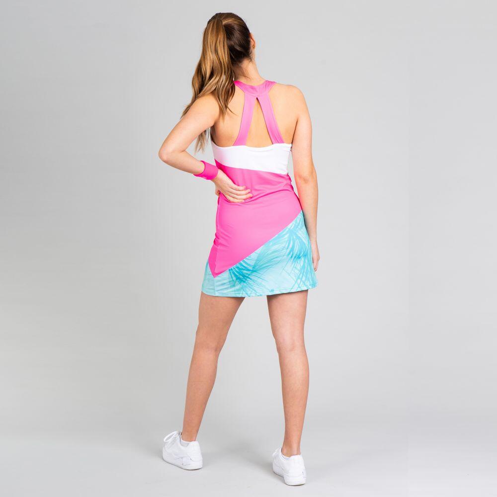 Kali Tech Dress (2 In 1) - pink/white/mint 2/7