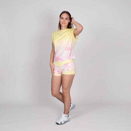 Sua Tech 2 In 1 Shorts - light yellow/rose