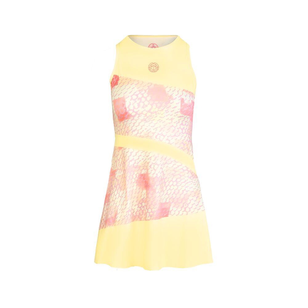 Zahai Tech Dress (2 In 1) - light yellow/rose 5/7