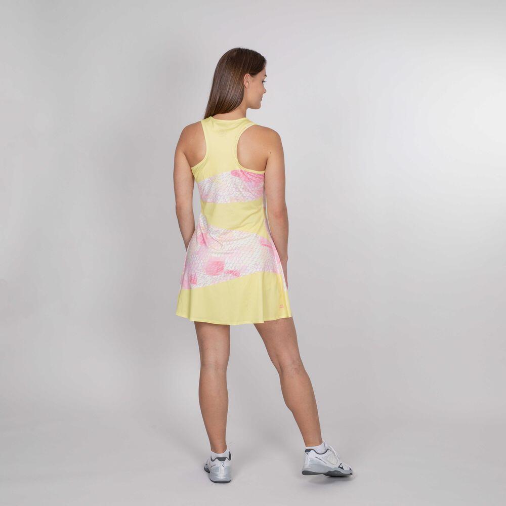 Zahai Tech Dress (2 In 1) - light yellow/rose 2/7