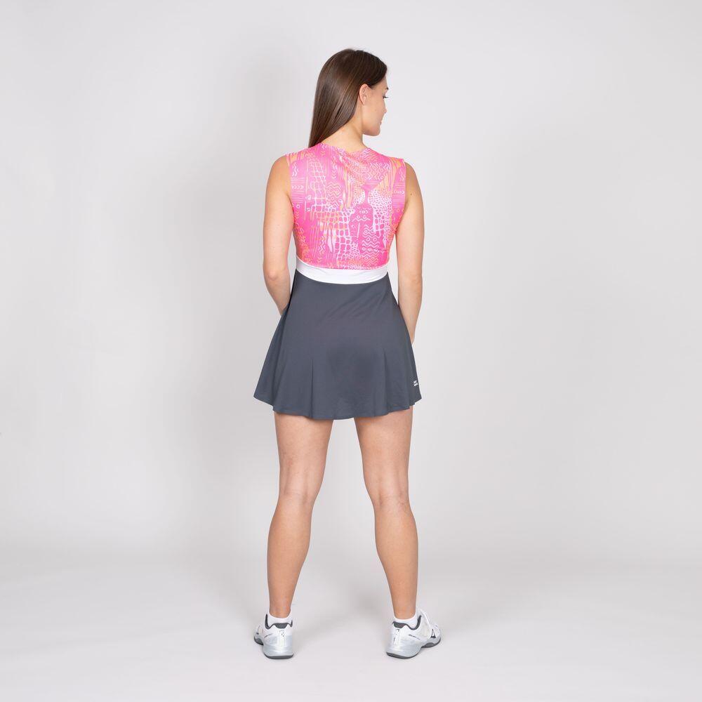 Tuelo Tech Dress (2 In 1) - dark grey, pink 2/7
