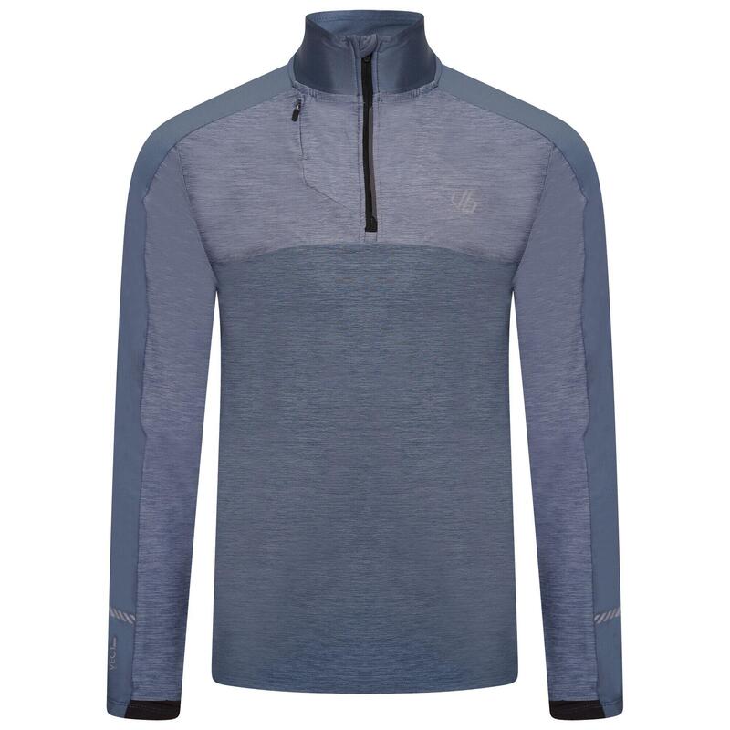 Power Up II Polaire Fitness zippé à moitié pour homme - Gris