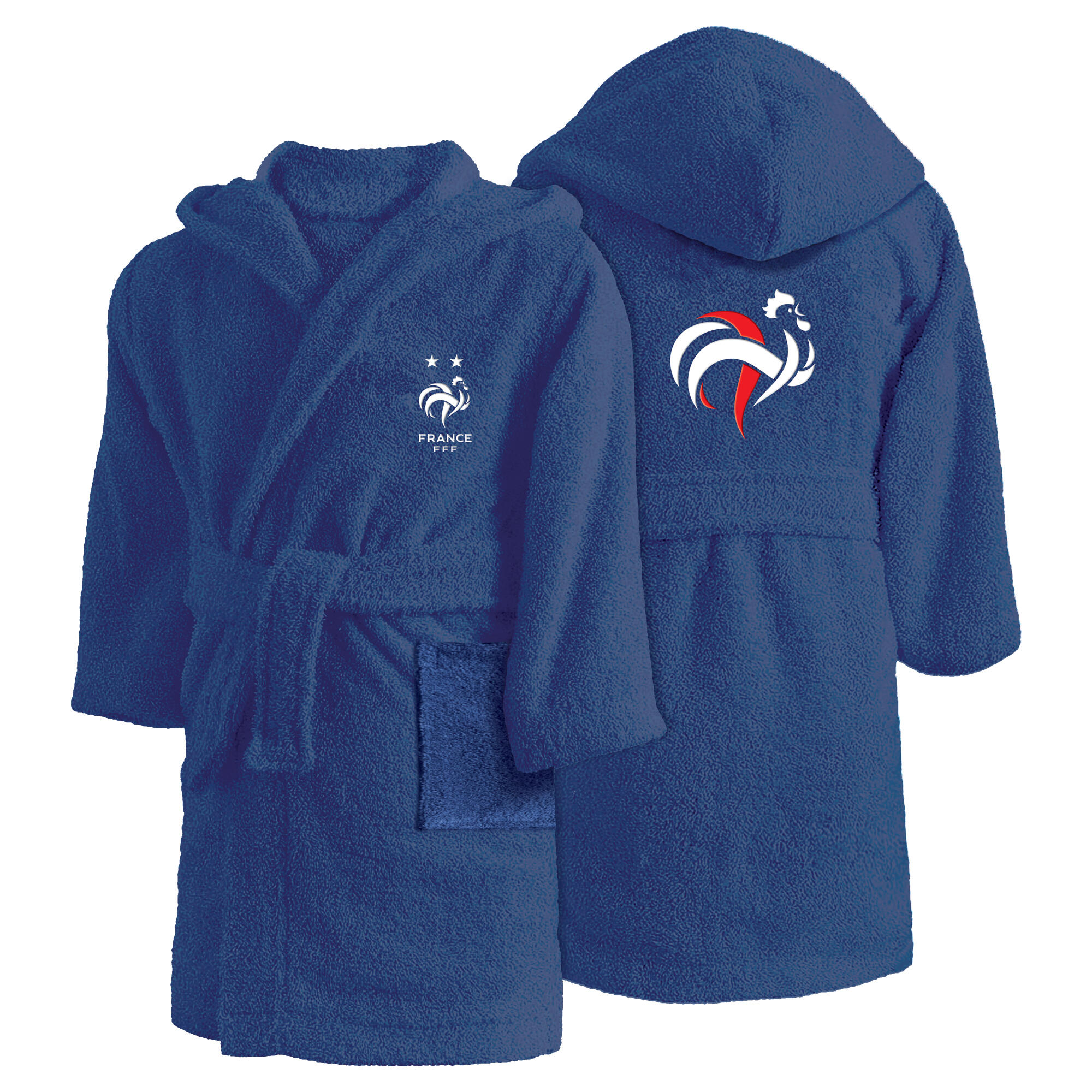 Peignoir de bain enfant 100% coton Equipe de France de football 6/7