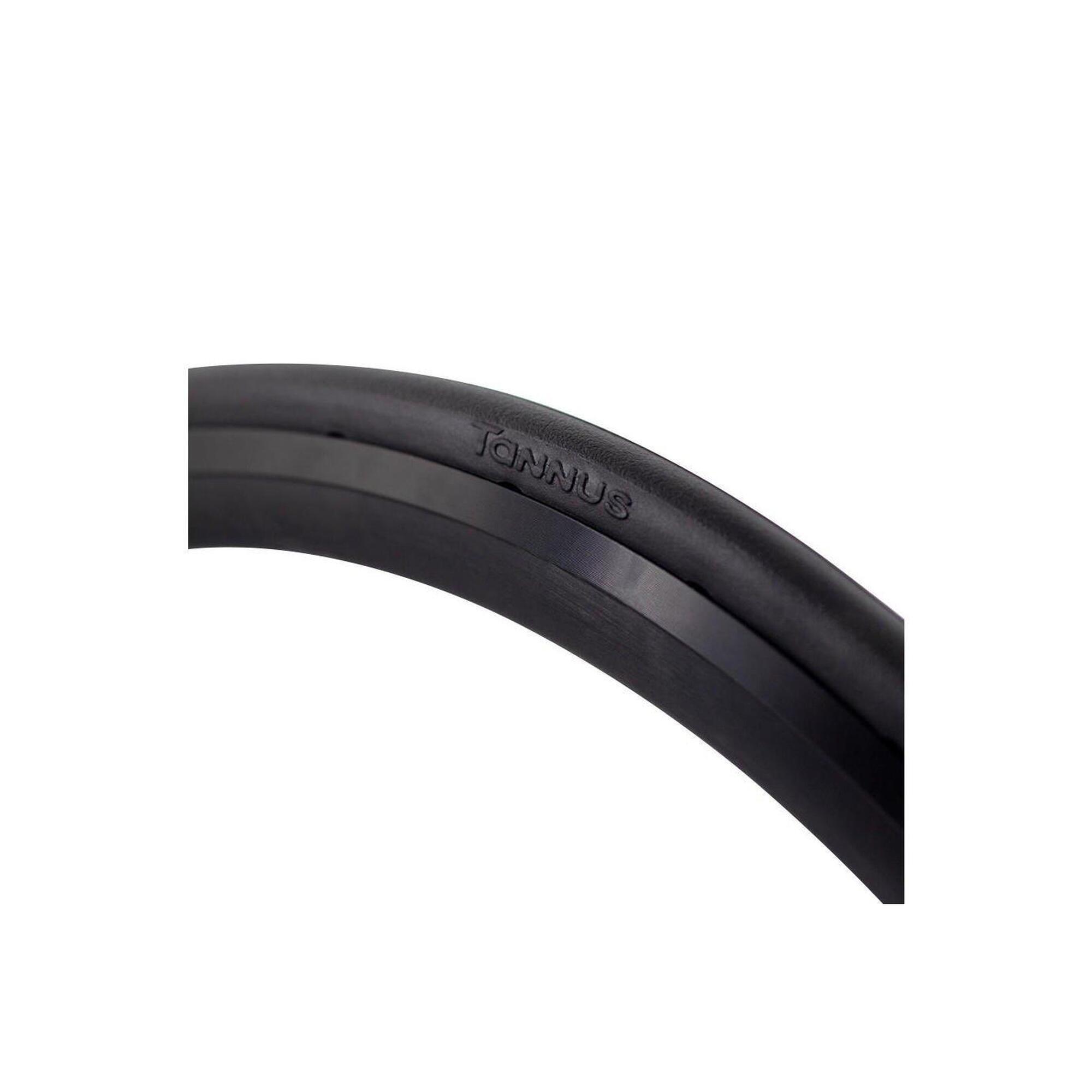 Pneu Slick 700x23C Regular ciclismo Preto TANNUS AIRLESS TIRE
