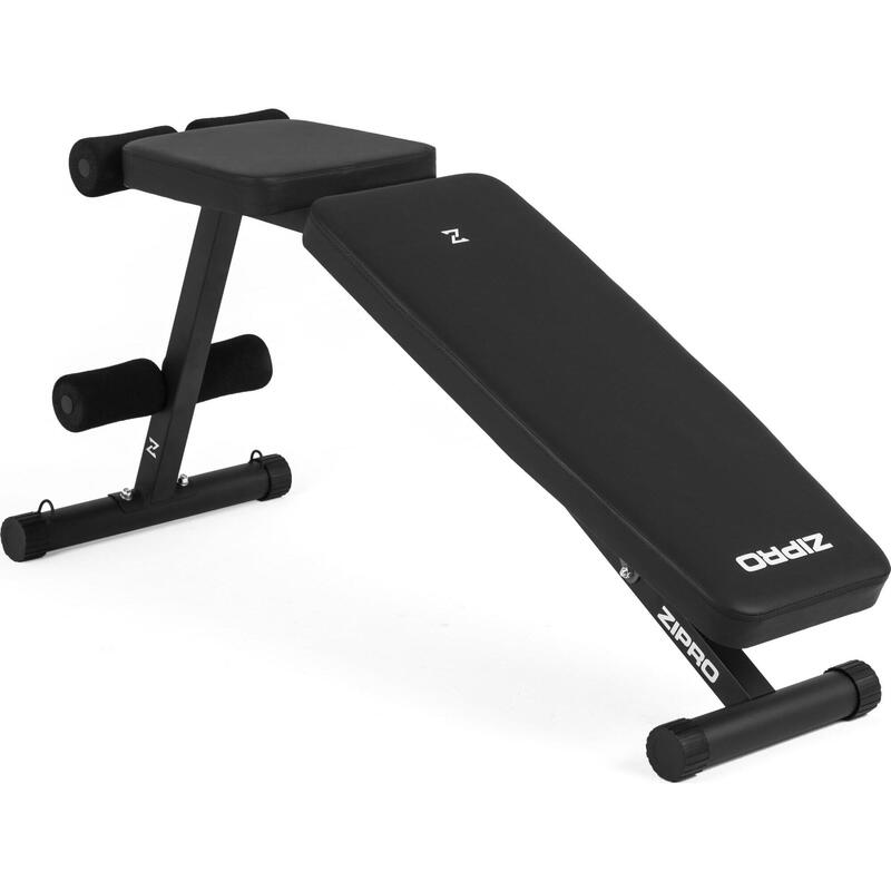 Banc de musculation Zipro Tempo pliable avec extenseur inclinable et déclinable