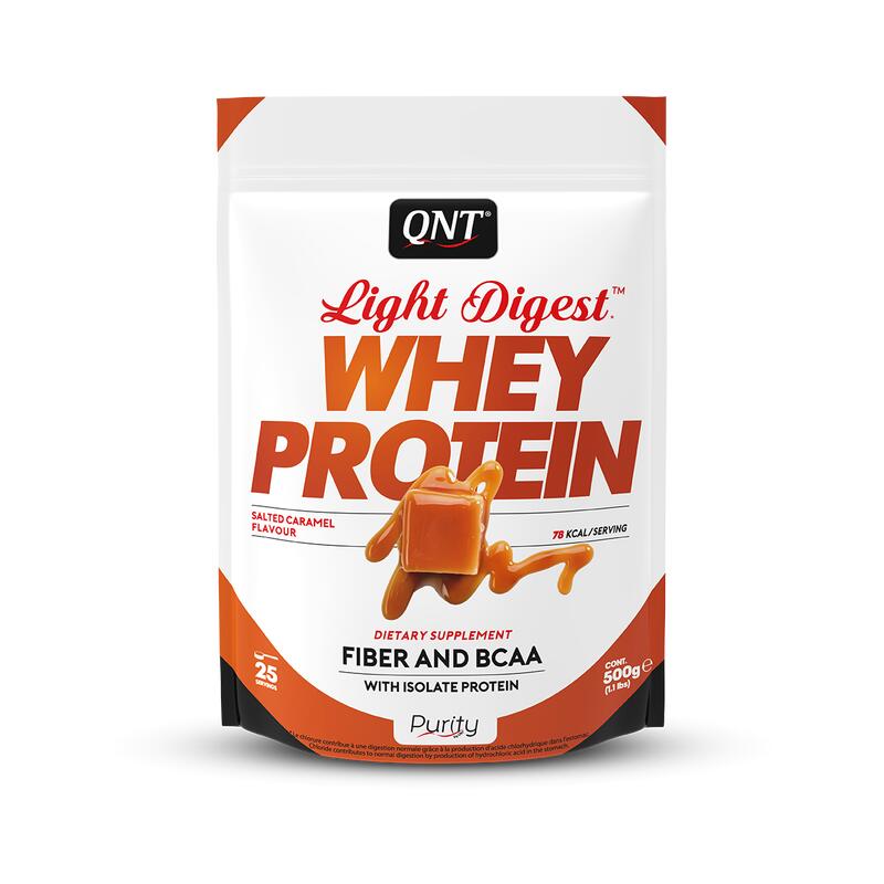 QNT Light Digest Whey Protein Fehérje 500g Sós karamell