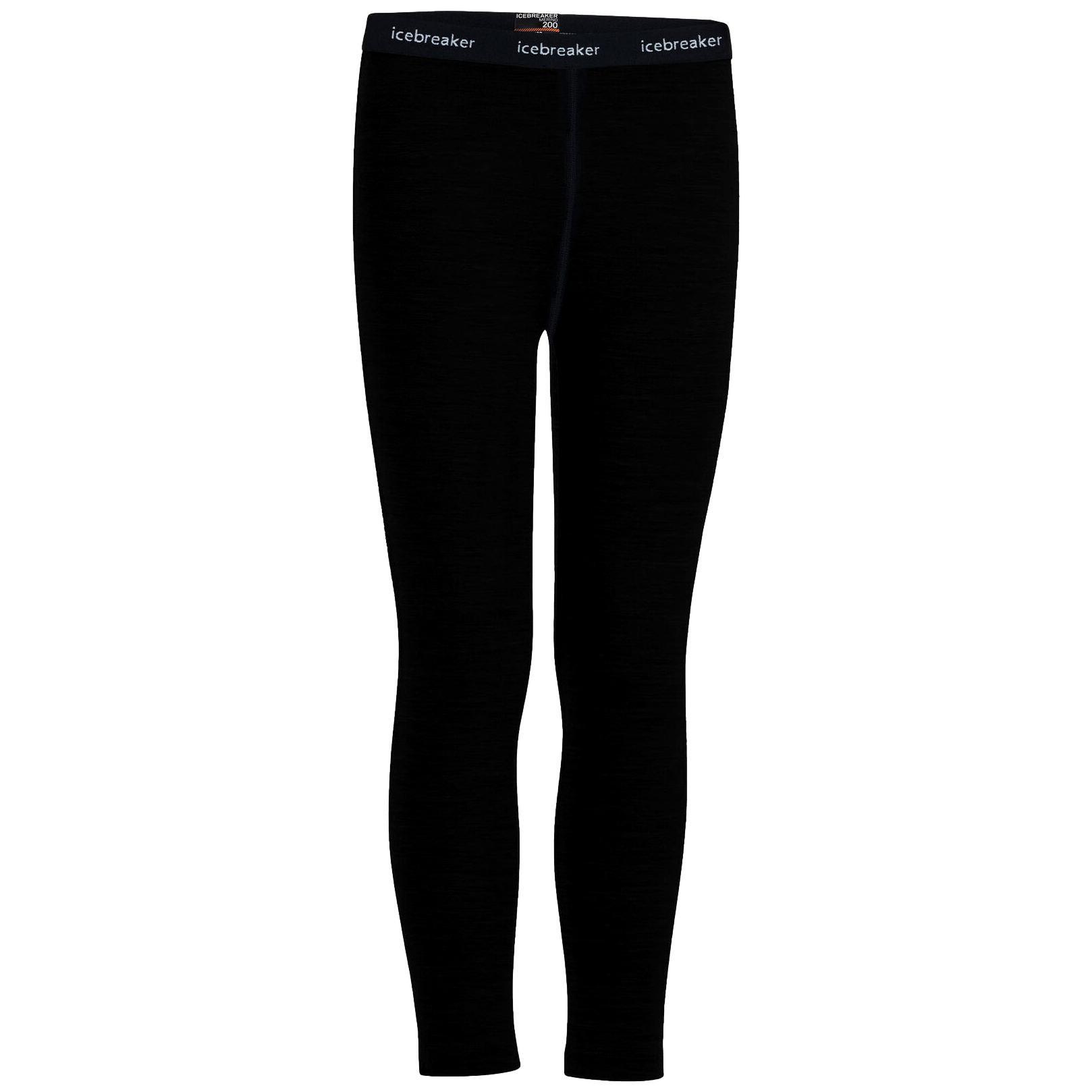 ICEBREAKER Icebreaker Kids Oasis Merino Thermal Leggings, black