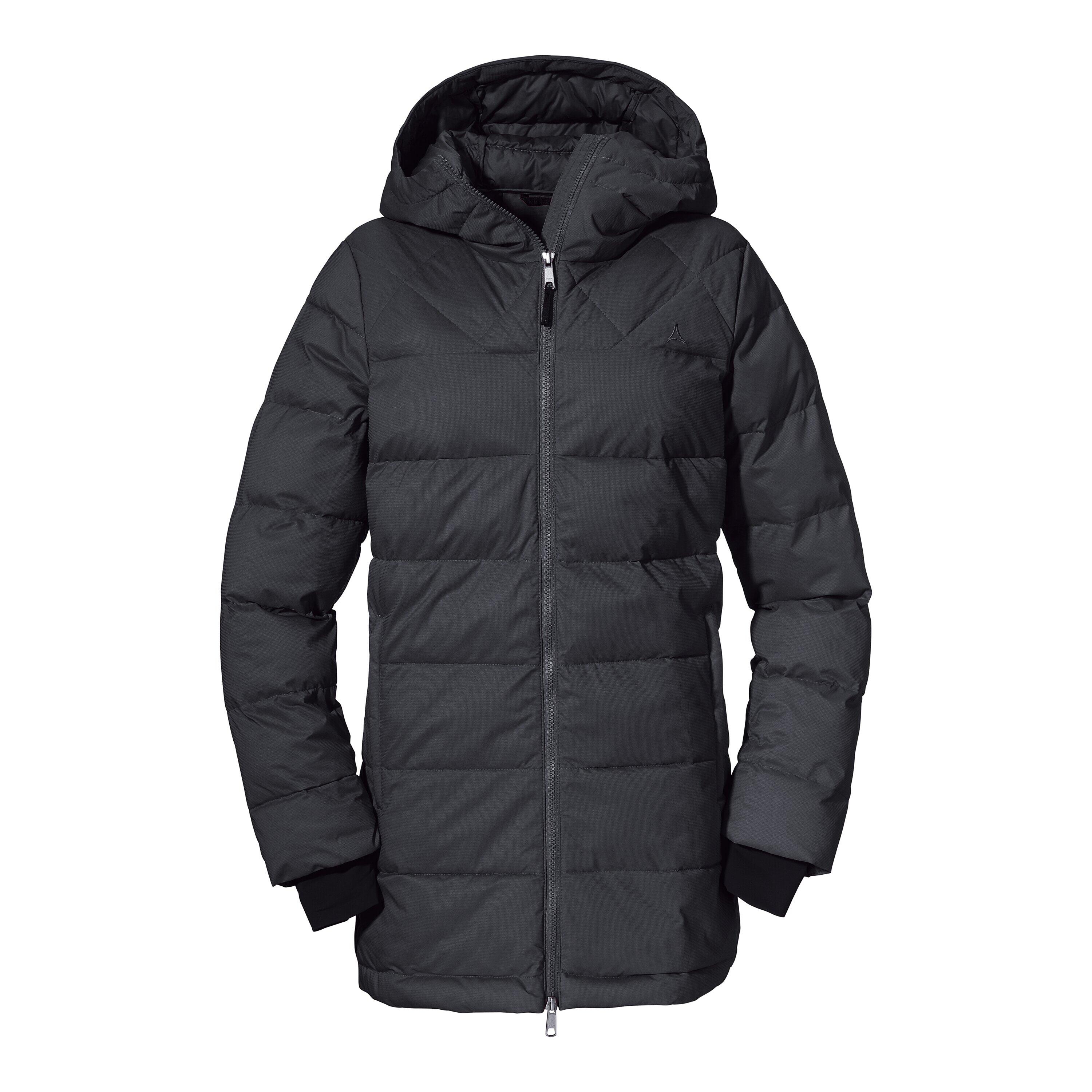 SCHÖFFEL Jacke Insulated Parka Boston L Wandern/Outdoor/Trekking Damen black Wasserdicht