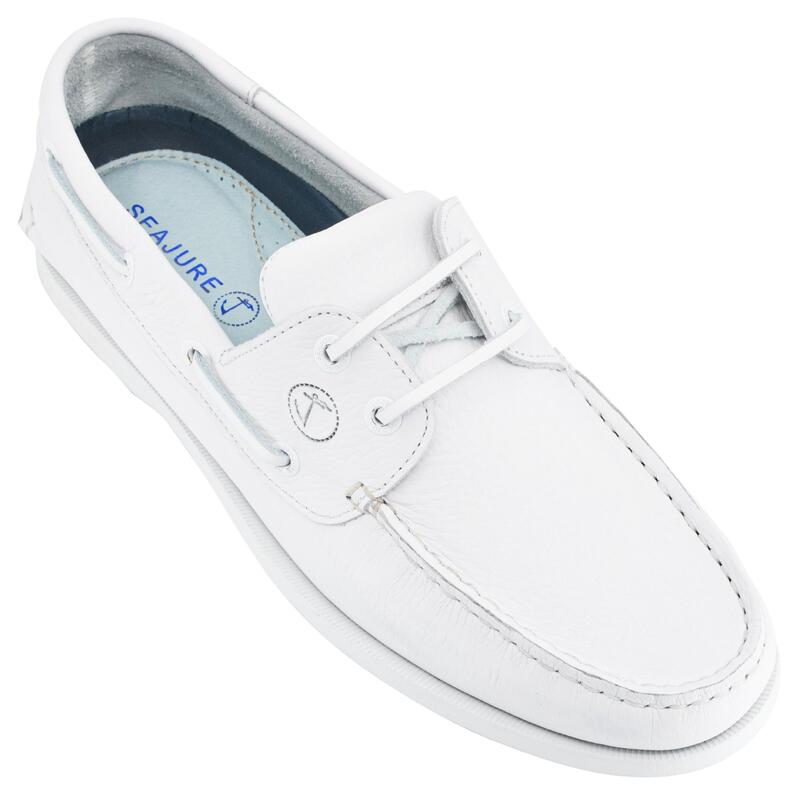 Chaussures Bateau Knude Homme Blanc Cuir