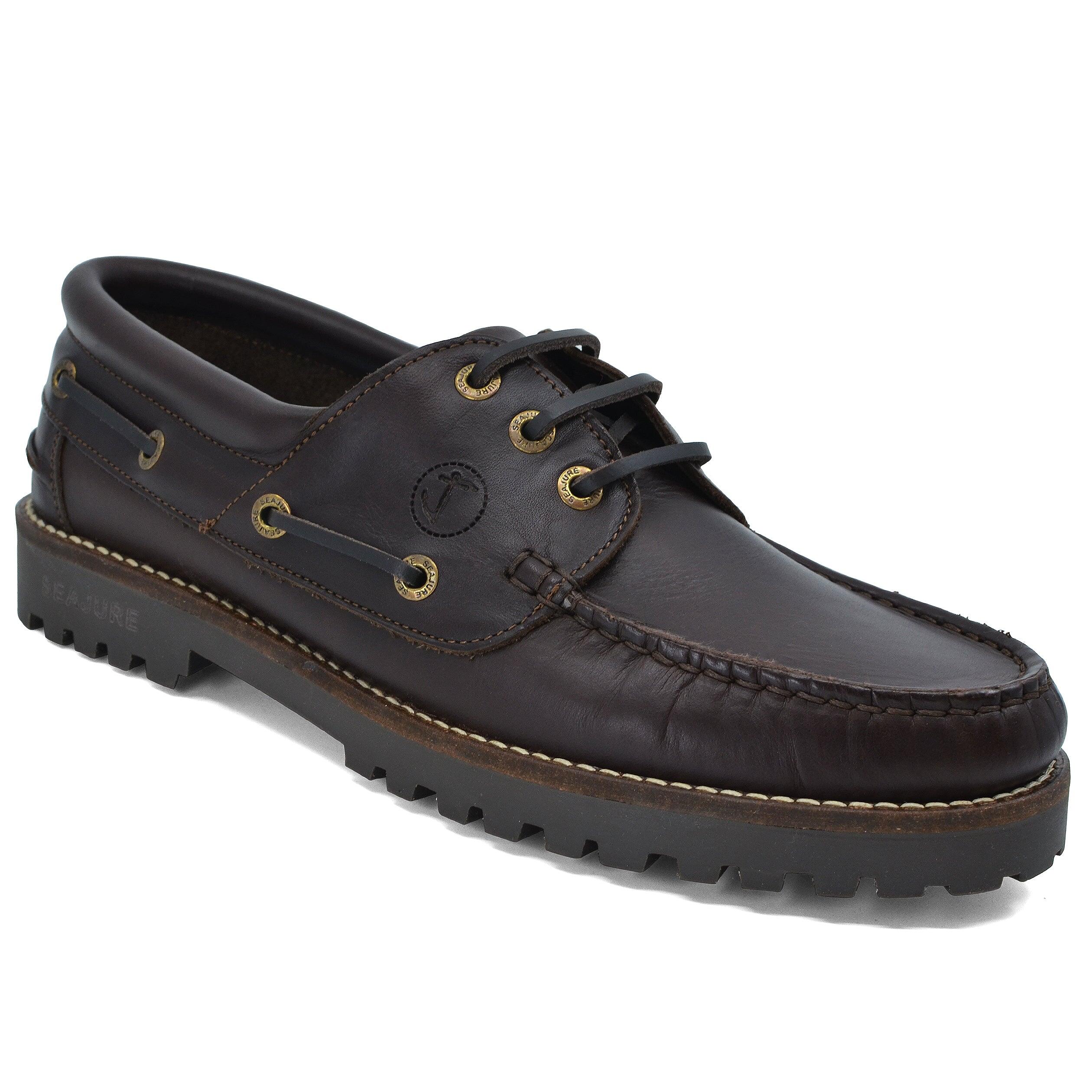 SEAJURE Zapatos Náuticos Seajure Reynisfjara Hombre Marrón Cuero