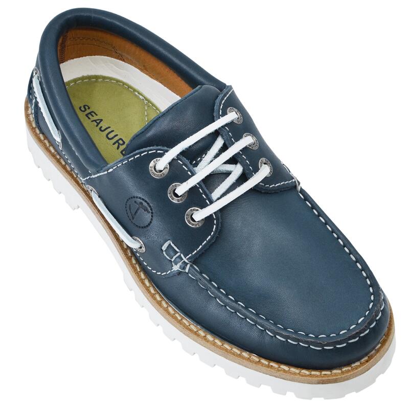 Bootschoenen Sibang Dames Marineblauw Leer