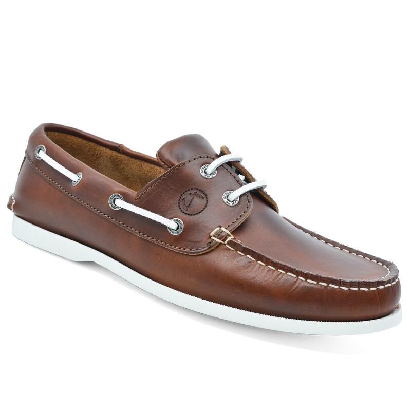 Chaussures Bateau Silistar Homme Marron Cuir