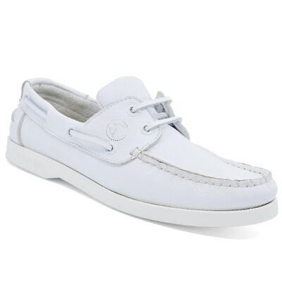 Bootschoenen shoal dames wit leer