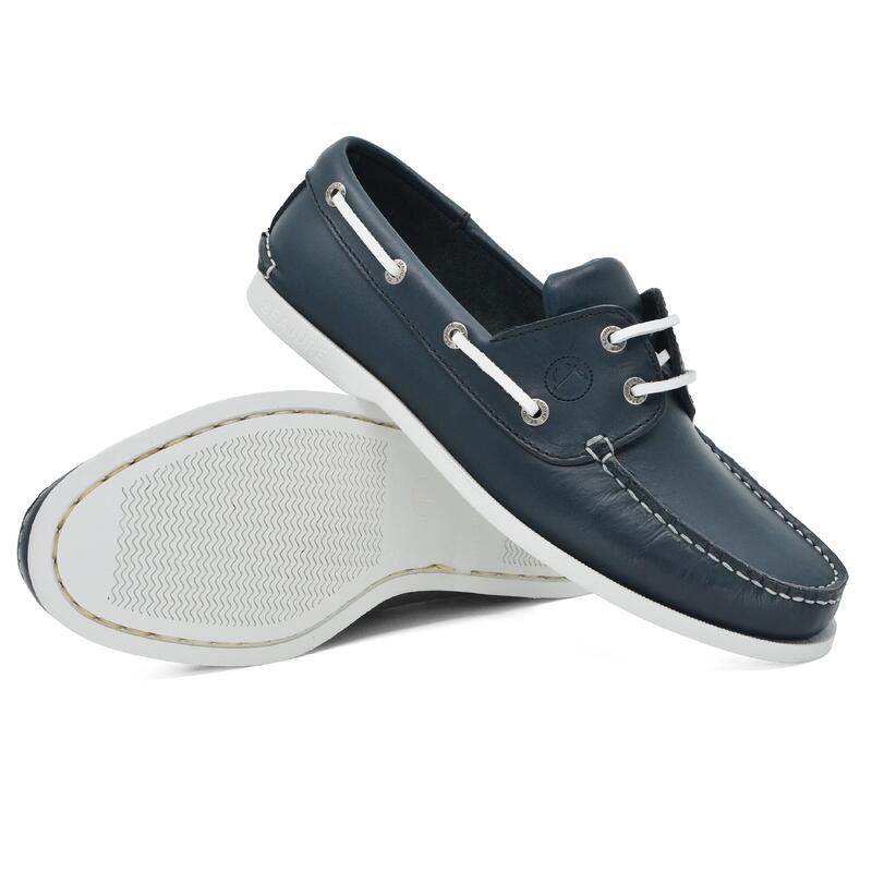 Zapatos Náuticos Seajure Watamu Hombre Azul Marino Cuero