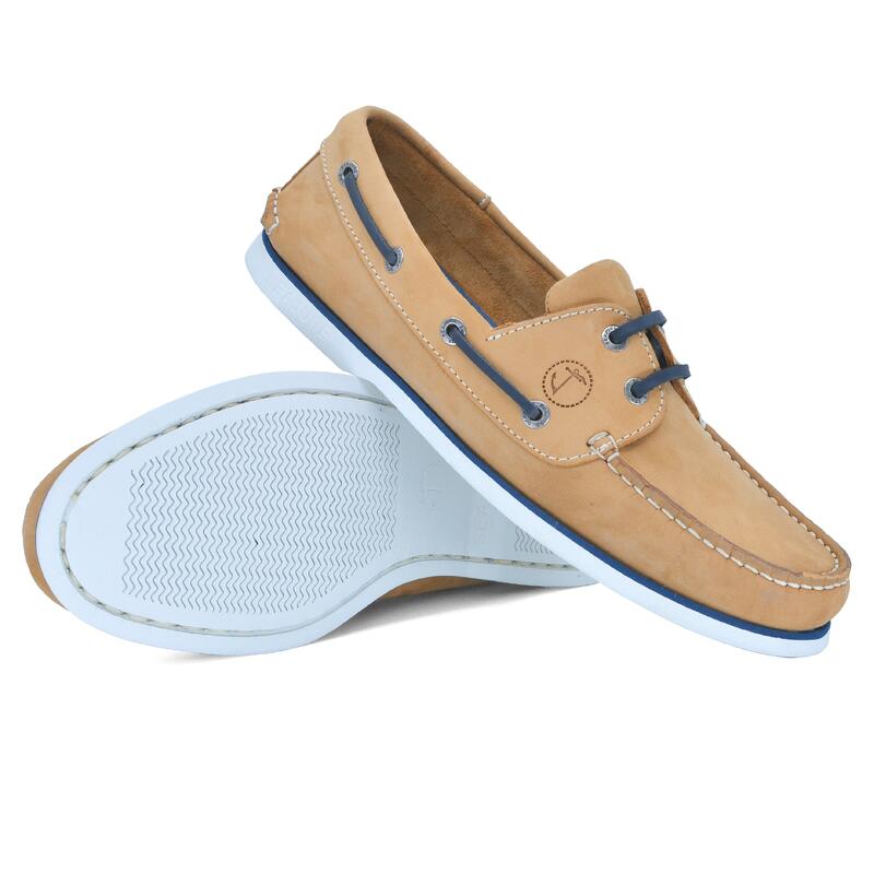 Chaussures Bateau Cofete Homme Camel Nubuck