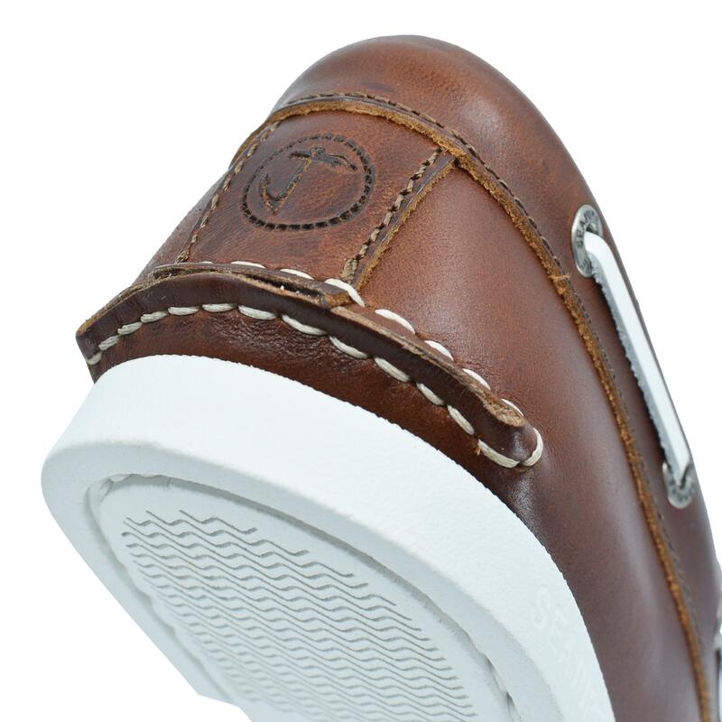 Chaussures Bateau Silistar Homme Marron Cuir