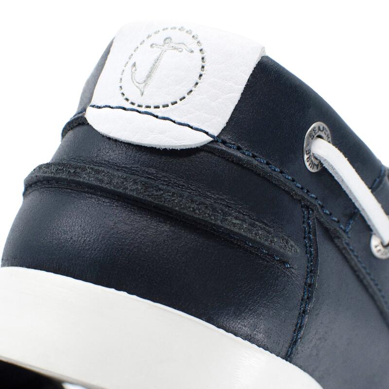 Scarpe da Barca Cannon Donna Blu Navy Pelle