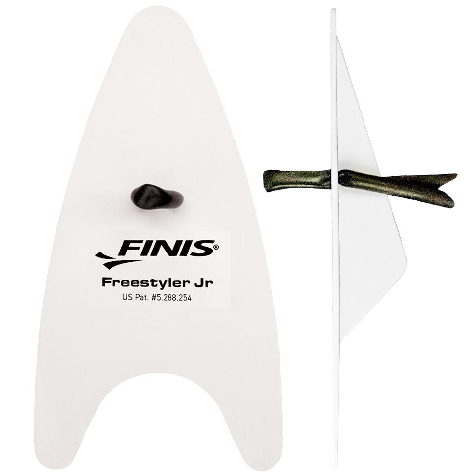 Wiosełka pływackie dziecięce finis freestyler hand paddles white jr