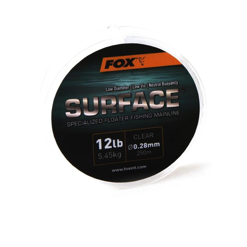 Fox Surface Floater Hoofdlijn Helder 0,28 mm 12 lbs 250 m