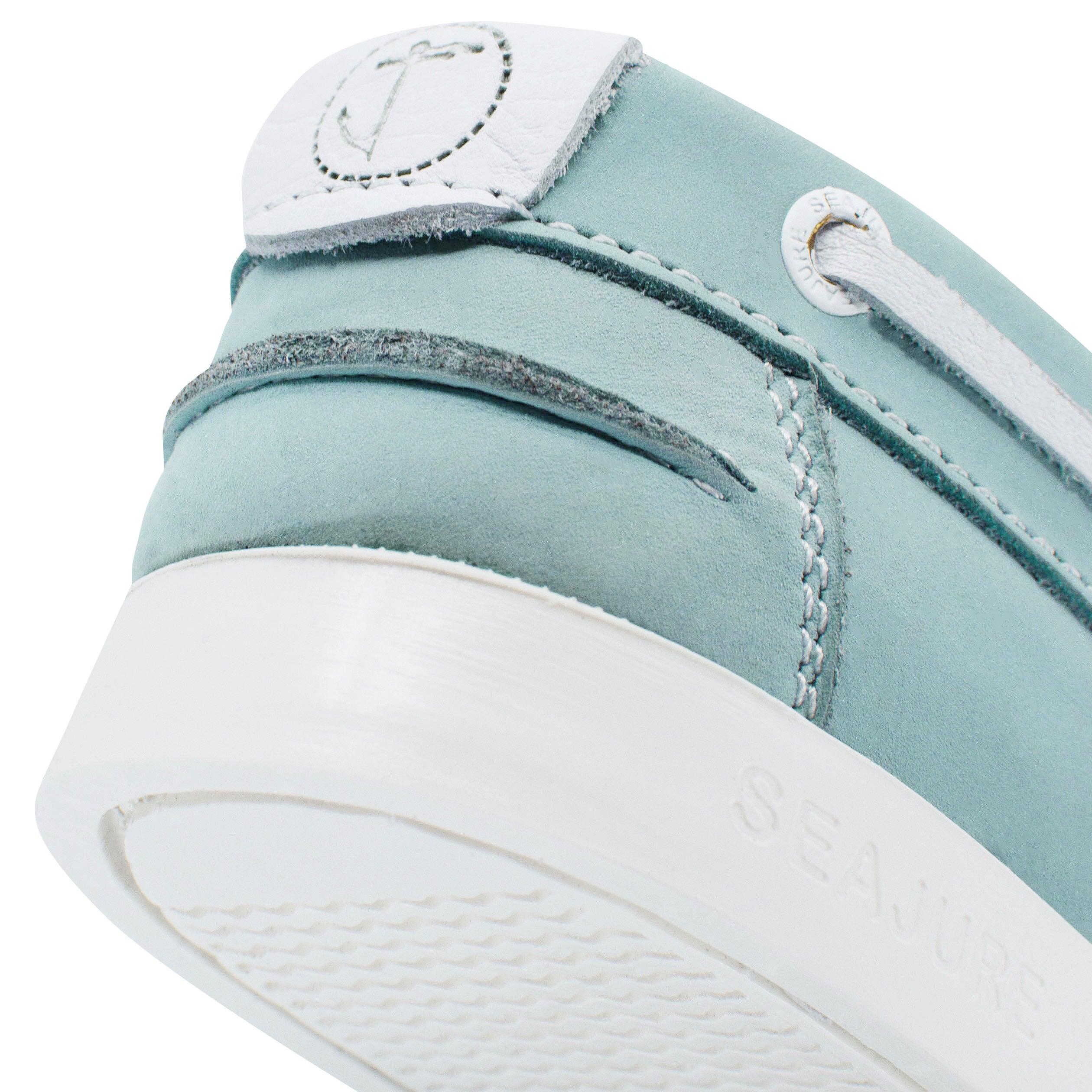 Zapatos Náuticos Seajure Nacpan Mujer Azul Cuero Nubuck 5/5