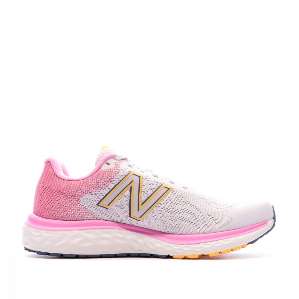 Chaussures de running Blanc/Rose Femme New Balance W680 2/5