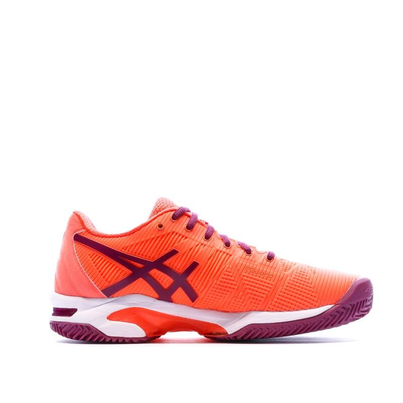 Chaussures de tennis orange femme Asics Gel Solution Speed 3 clay