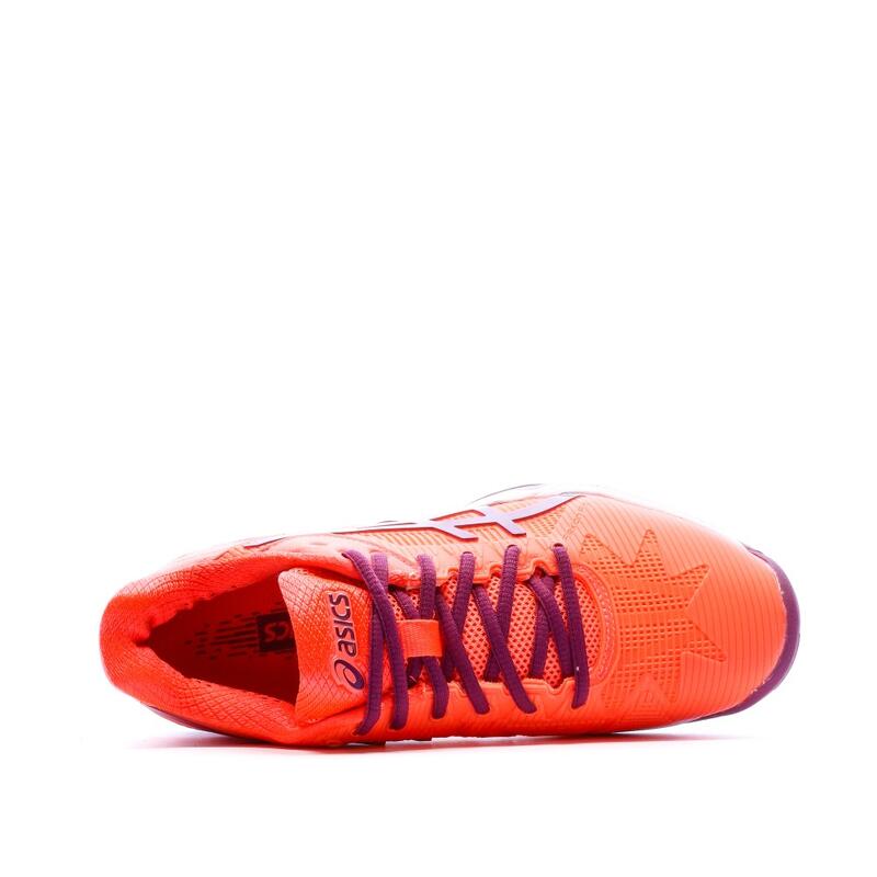 Chaussures de tennis orange femme Asics Gel Solution Speed 3 clay