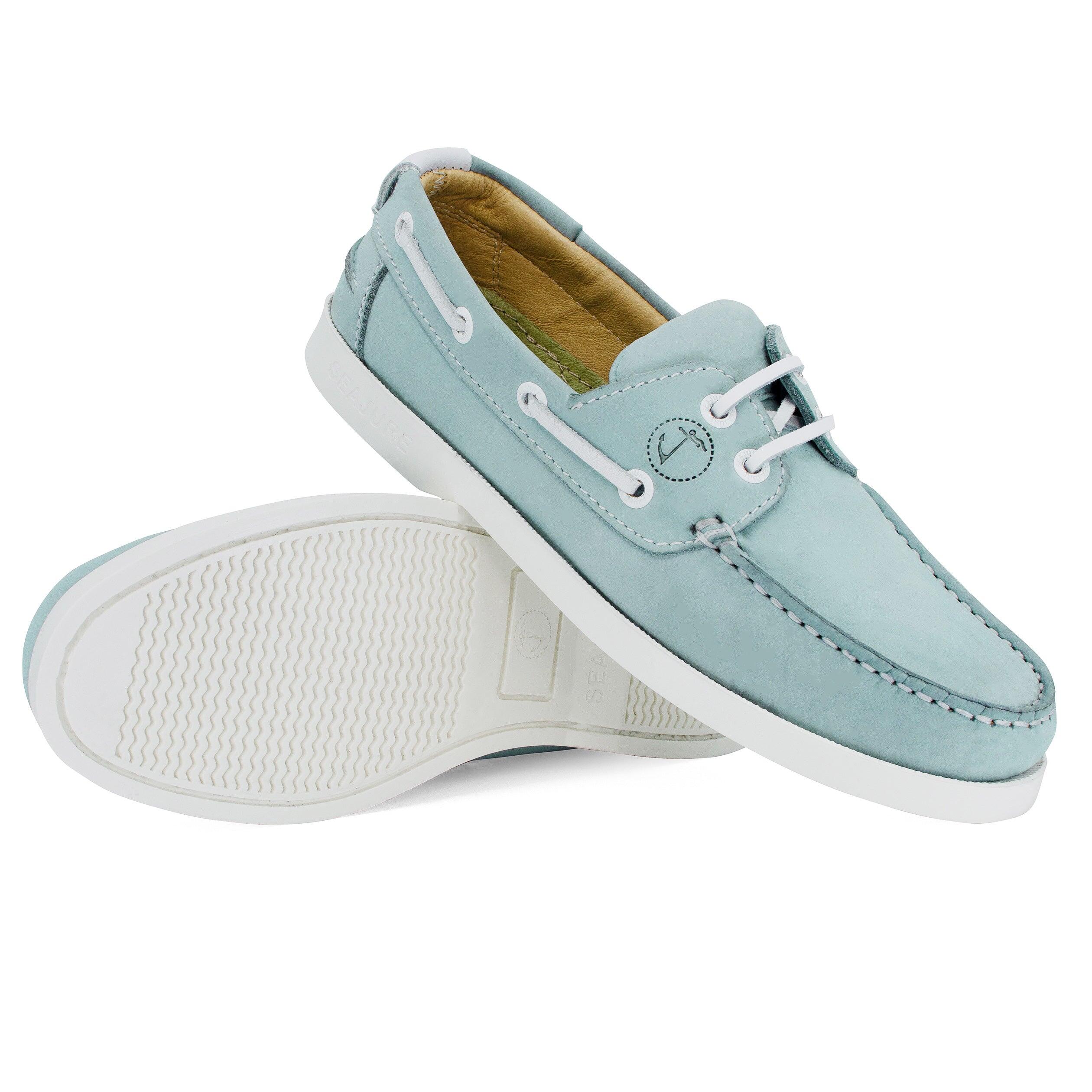 Zapatos Náuticos Seajure Nacpan Mujer Azul Cuero Nubuck 2/5