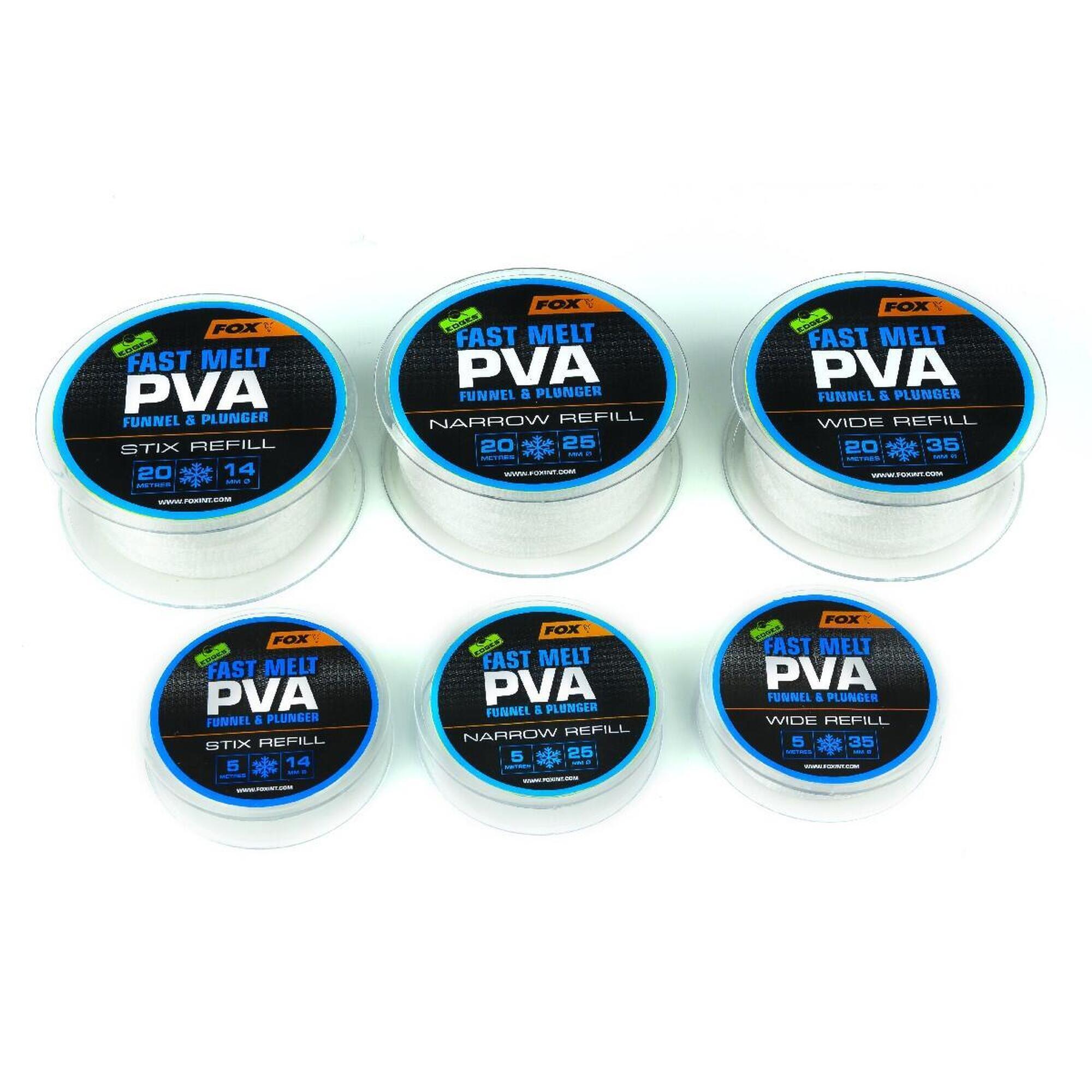 FOX Fox Edges PVA Fast Melt 20m Refill 35 mm Wide - Fox Klein Materiaal