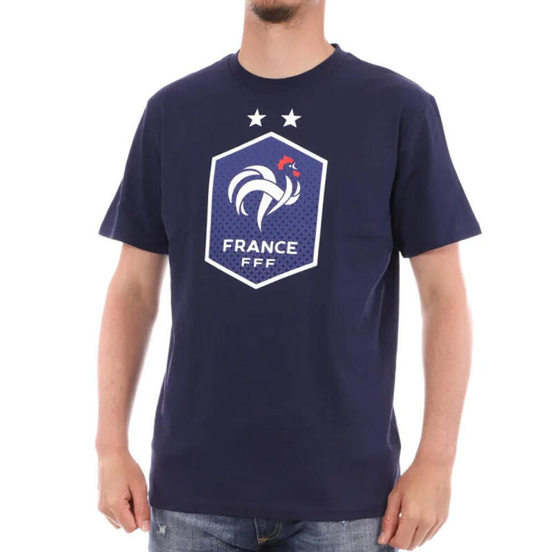T-shirt Bleu Homme Equipe de France Smu