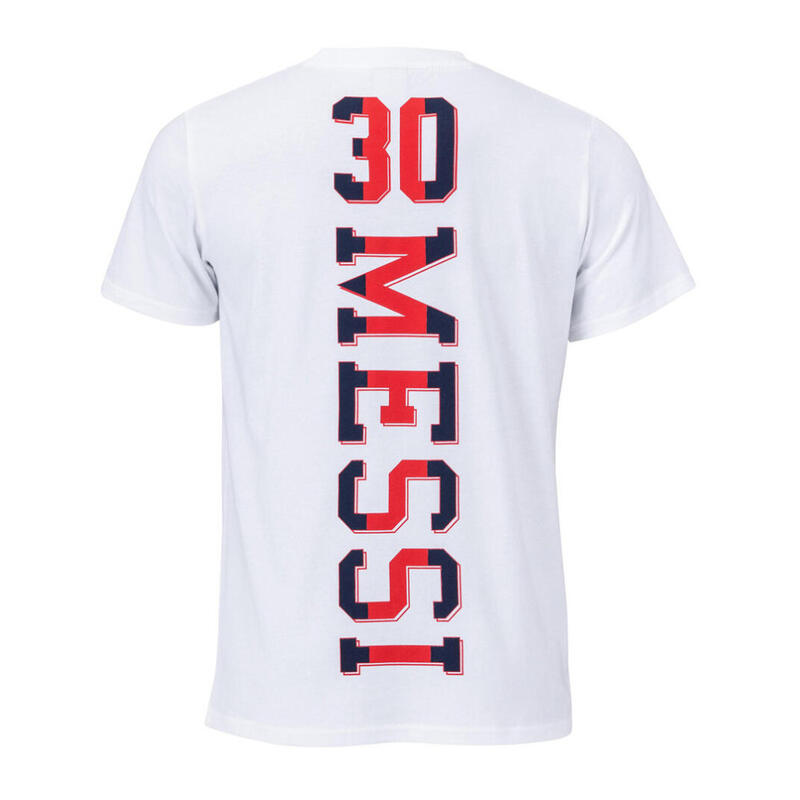 Messi T-shirt Blanc Homme PSG