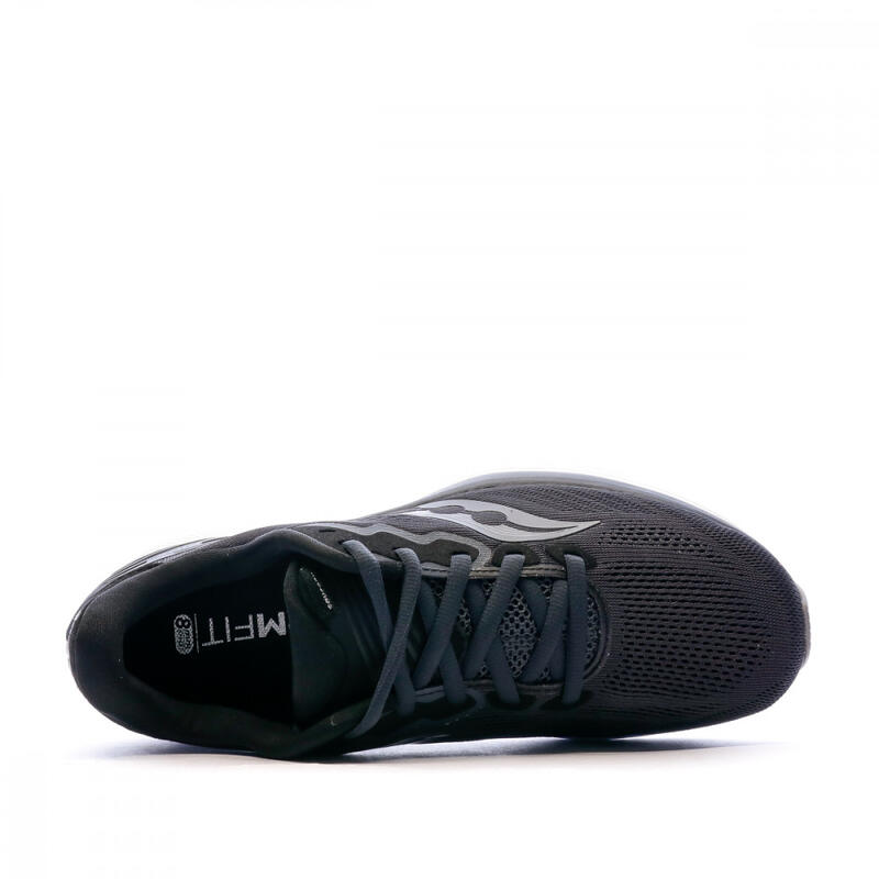 Chaussures de running Noires Mixte Saucony Ride 14