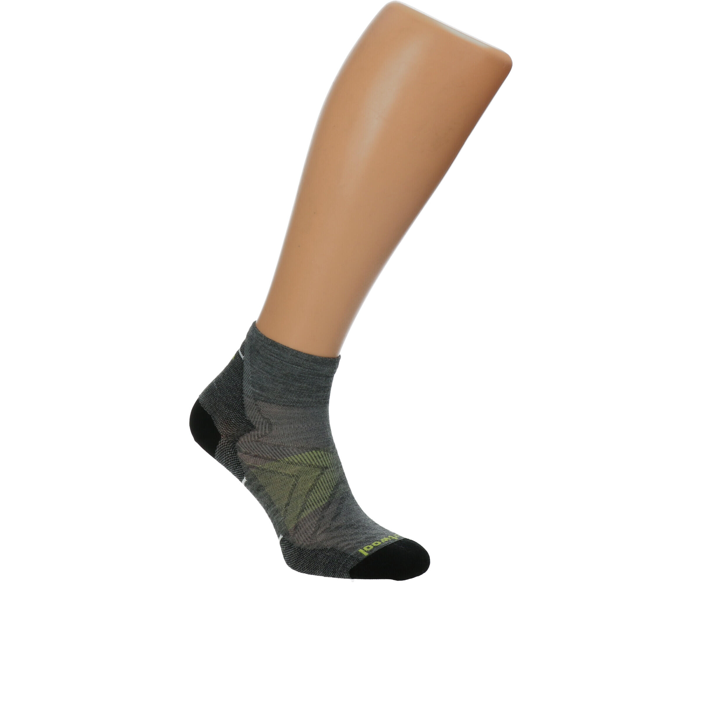 Calze running uomo Smartwool Run Zero Cushion Ankle grigio 2/3