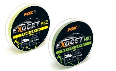Filo intrecciato Fox Exocet MK2 Spod & Marker Braid 0.18mm/20lb x300m