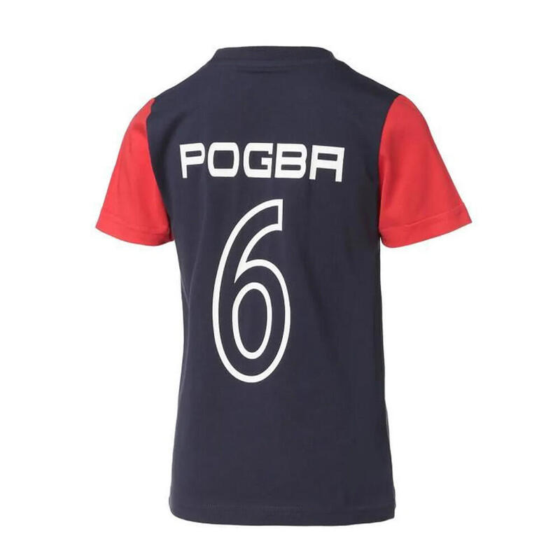 Pogba T-shirt Player Bleu/Rouge Homme Equipe de France