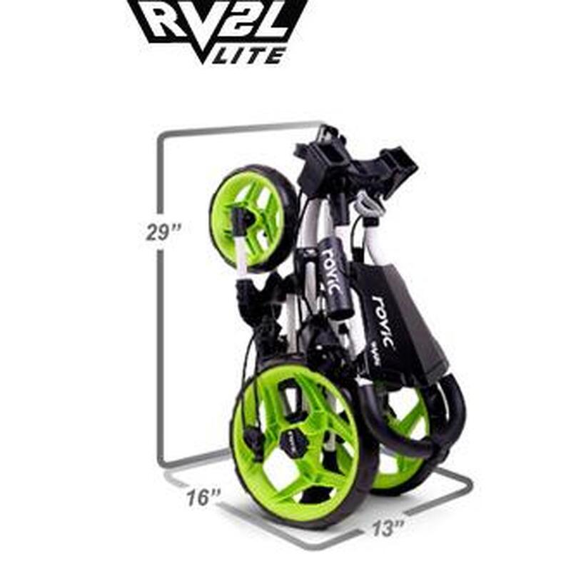 Carrito de Golf Rv2l 3 Ruedas Rovic Plata/Negro Unisex