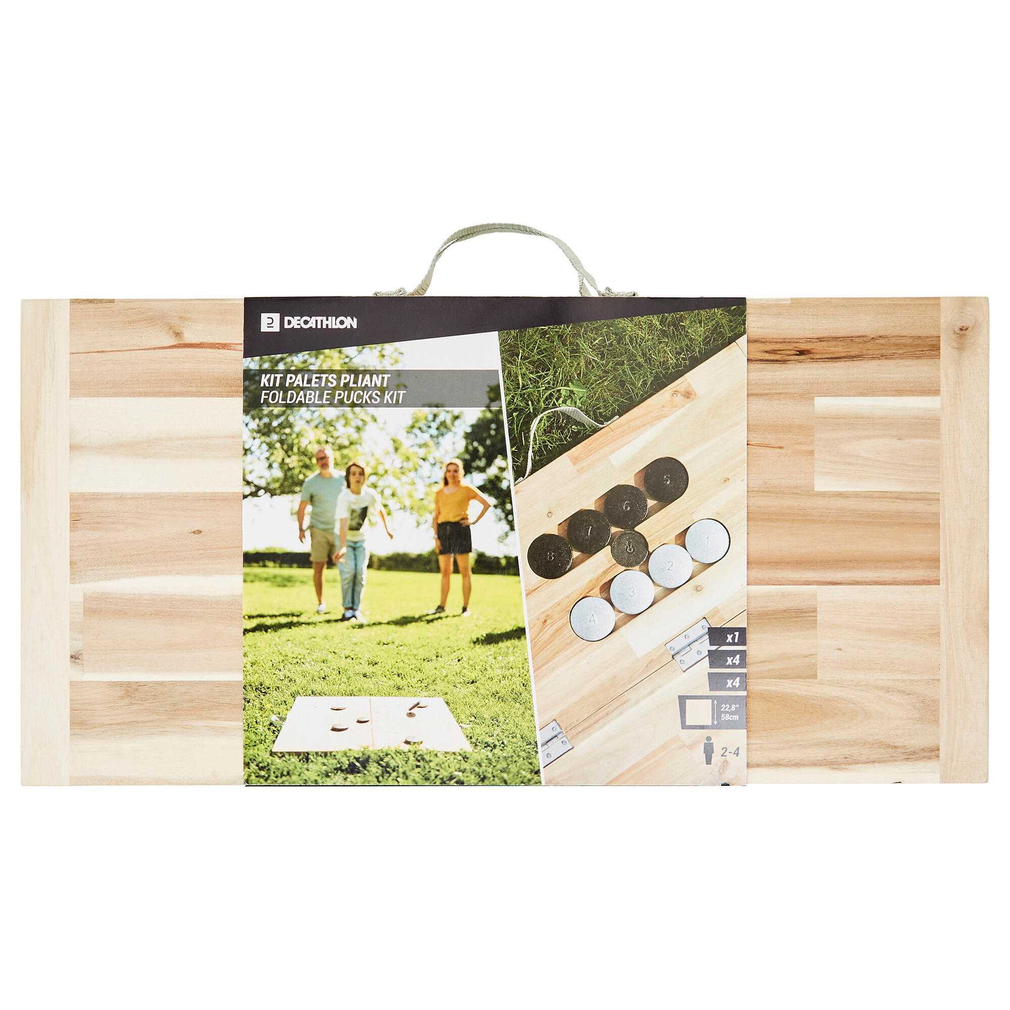 Seconde vie KIT JEU DE PALETS BRETON PLIANT 3/5