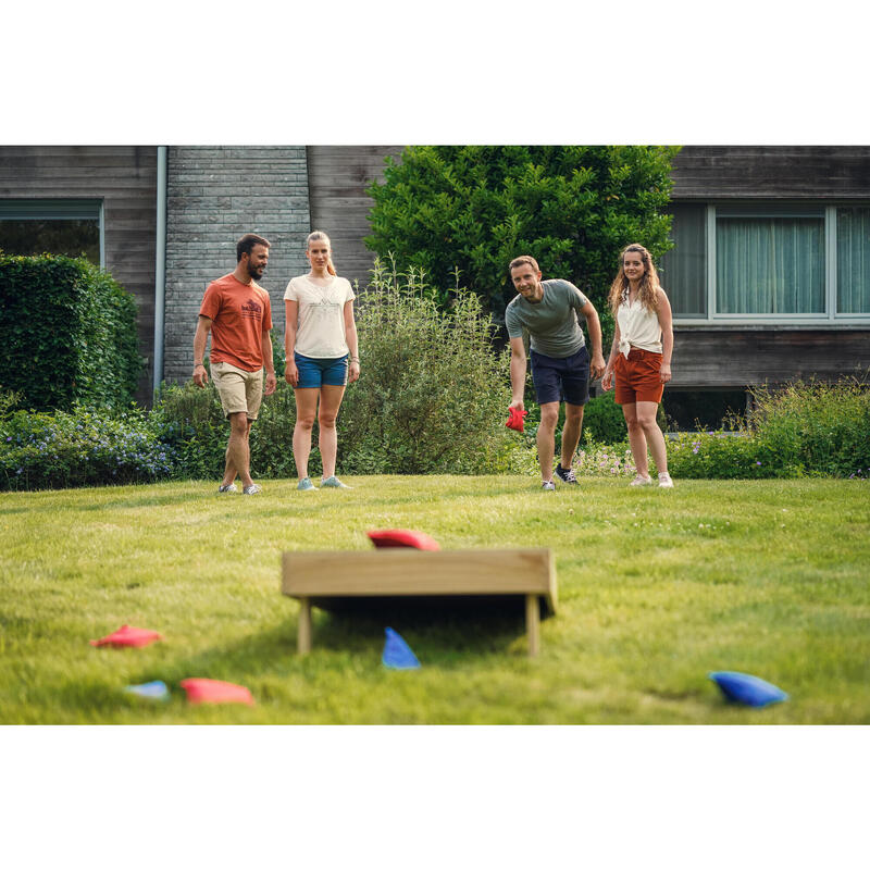 Refurbished - Cornhole Spielset - 1 Brett mit 8 Säckchen - GUT