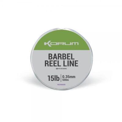 Korum barbel reel line 500m 0.30 mm / 10 lbs - witvis nylon lijn