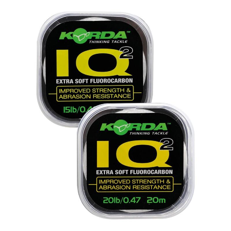 FIR FLUOROCARBON KORDA IQ EXTRA SOFT 12LBS/20M KORDA