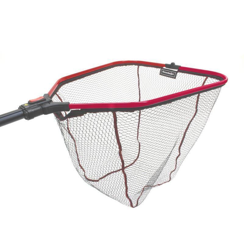 ROZEMEIJER Rozemeijer Folding Trap DLX Rubberized Net 70x60cm - Roofvis Schepnet