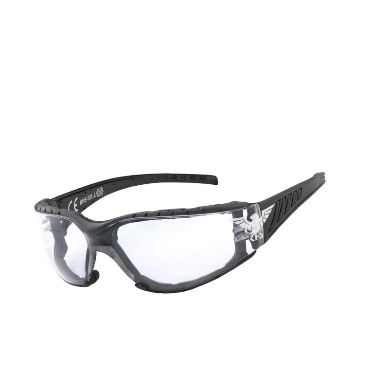 Taktische Brille | 120b PREMIUM | klar | HLT® Qualitätsgläser | beschlagfrei